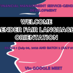 FMS – Gender and Development (GAD) Gender Fair Language Orientation